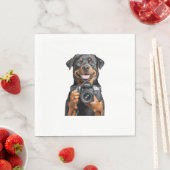 Rottweiler   serviette (Beispiel)