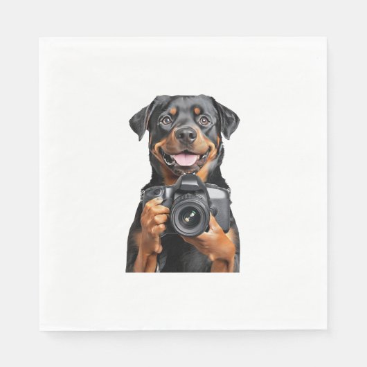 Rottweiler   serviette (Vorderseite)