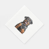 Rottweiler   serviette (Ecke)