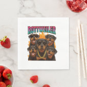 Rottweiler  serviette (Beispiel)