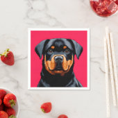 Rottweiler Serviette (Beispiel)