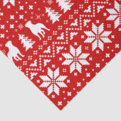 Rottweiler Silhouetten Weihnachtsmuster Seidenpapier (Detail)