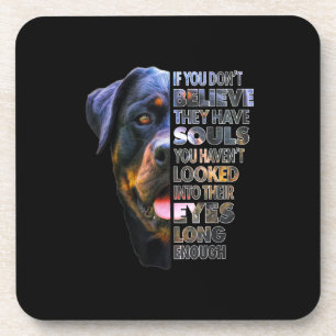 Rottweiler Soul I Liebe Rotties Dog Lover Getränkeuntersetzer