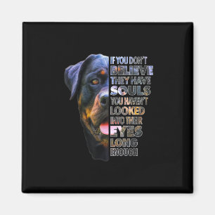 Rottweiler Soul I Liebe Rotties Dog Lover Magnet