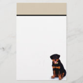 Rottweiler stationär briefpapier (Vorderseite)
