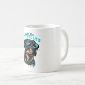 Rottweiler Stilvolle Haustiere Kaffeetasse (VorderseiteRechts)