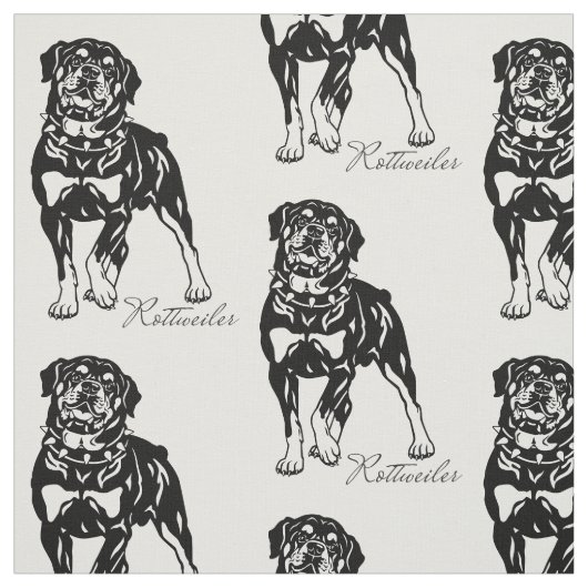 Rottweiler Stoff (Muster)