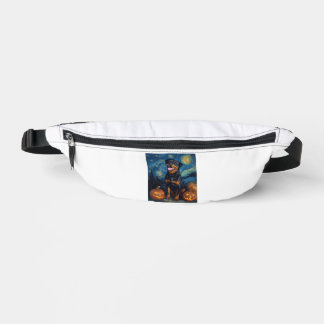 Rottweiler Süßer Hund Halloween Jack O Lantern Kür Bauchtasche