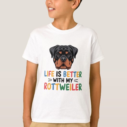 Rottweiler T-Shirt (Vorderseite)