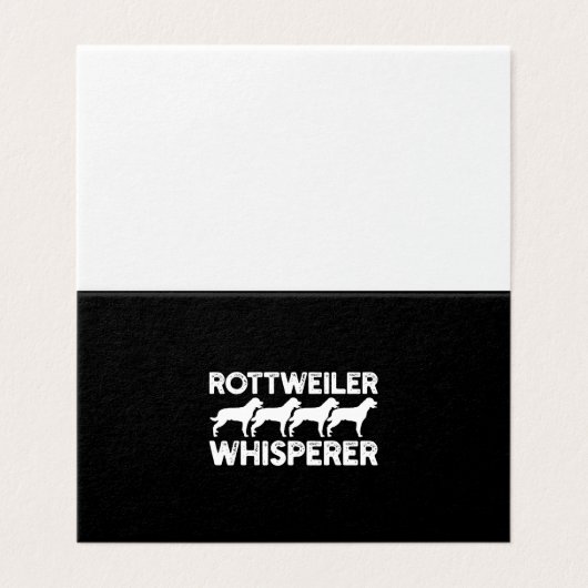 Rottweiler T - Shirt (Außenseite Aufgefaltet)