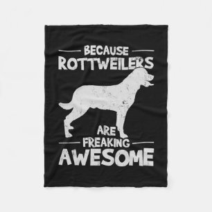 Rottweiler T - Shirt Copy Fleecedecke