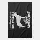 Rottweiler T - Shirt Copy Geschirrtuch (Vertikal)