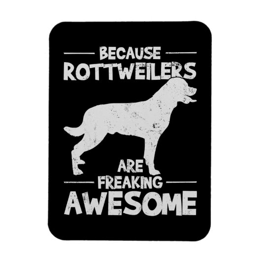 Rottweiler T - Shirt Copy Magnet (Vertikal)