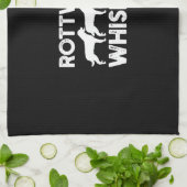 Rottweiler T - Shirt Geschirrtuch (Gefaltet)