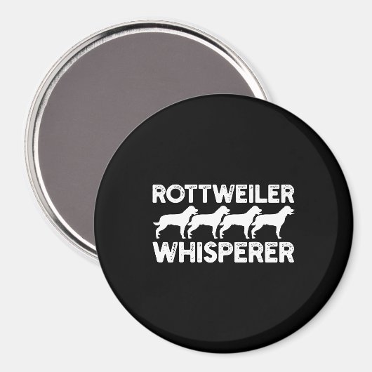 Rottweiler T - Shirt Magnet (Vorderseite/Rückseite)