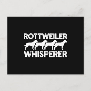 Rottweiler T - Shirt Postkarte