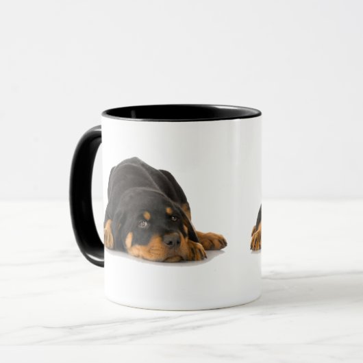 Rottweiler Tasse (Vorderseite Links)