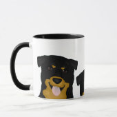 Rottweiler-Tasse Tasse (Links)