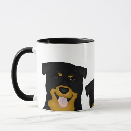 Rottweiler-Tasse Tasse (Links)