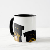 Rottweiler-Tasse Tasse (Vorderseite Links)