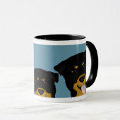 Rottweiler-Tasse Tasse (VorderseiteRechts)