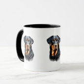 Rottweiler-Tasse Tasse (Vorderseite Links)