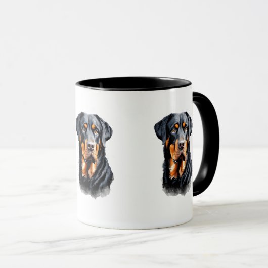 Rottweiler-Tasse Tasse (VorderseiteRechts)