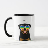 Rottweiler-Tasse Tasse (Links)