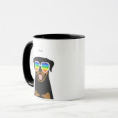 Rottweiler-Tasse Tasse (Vorderseite Links)