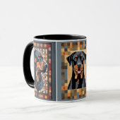 Rottweiler-Tasse Tasse (Vorderseite Links)