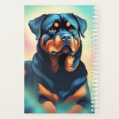 Rottweiler-Themenplaner Planer (Rückseite)