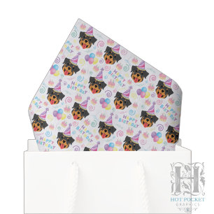 Rottweiler-Toilettenpapier Seidenpapier