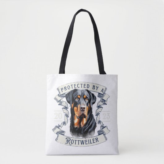 Rottweiler Tote Bag Tasche (Vorderseite)