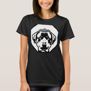 Rottweiler Tragend Tiara Niedliche Prinzessin Dog T-Shirt