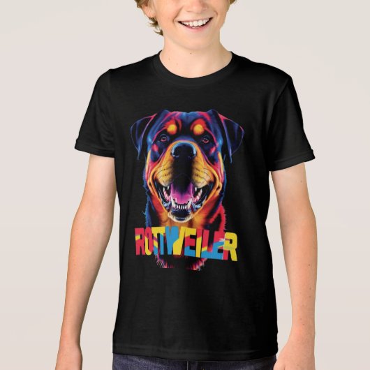 Rottweiler Tri-Blend Shirt (Vorderseite)