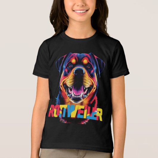 Rottweiler Tri-Blend Shirt (Vorderseite)