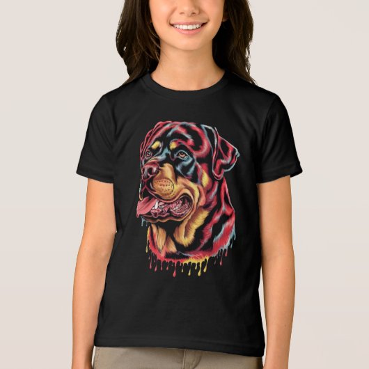 Rottweiler Tri-Blend Shirt (Vorderseite)