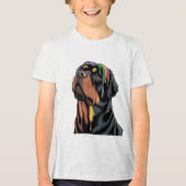 Rottweiler Tri-Blend Shirt (Vorderseite)