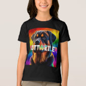 Rottweiler Tri-Blend Shirt (Vorderseite)