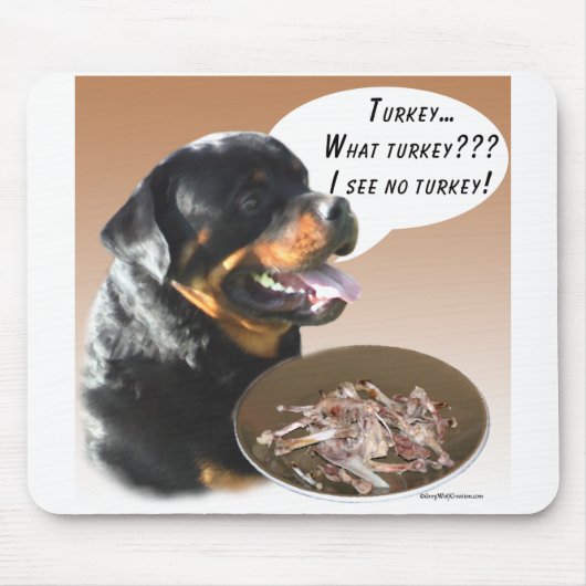 Rottweiler Türkei Mousepad (Vorne)