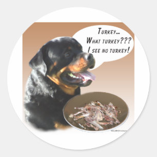 Rottweiler Türkei Runder Aufkleber