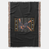 Rottweiler Ugly Sweater Christmas Dog Dab Dance Decke (Vorderseite Vertikal)