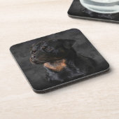 Rottweiler Untersetzer (Linke Seite)
