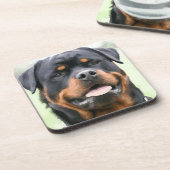 Rottweiler Untersetzer (Linke Seite)