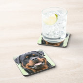 Rottweiler Untersetzer (Rechte Seite)