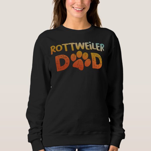 Rottweiler-Vater 11 Sweatshirt (Vorderseite)