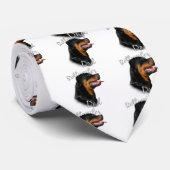 Rottweiler Vater 2 Krawatte (Gerollt)