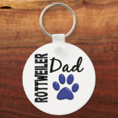 Rottweiler Vater 2 Schlüsselanhänger (Vorderseite)