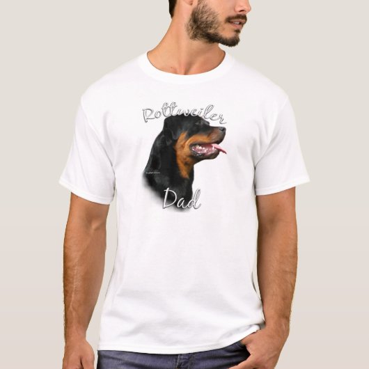 Rottweiler Vater 2 T-Shirt (Vorderseite)