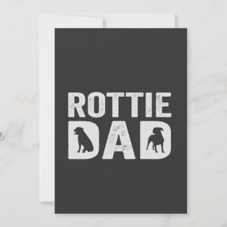 Rottweiler Vater Funny Vatertag Rottie Dog Geschen Einladung